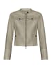 AMBER & JUNE Casual-Jacke mit Stehkragen in khaki