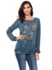Heine Shirtbluse in jeansblau
