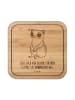 Mr. & Mrs. Panda Bierdeckel Plumplori Glücklich mit Spruch in Transparent