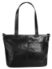 SPIKES & SPARROW Shopper echt Leder in schwarz
