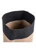 Beliani Korb SILOPI in Schwarz/Beige - (W) 44 x (H) 52 x (L) 44 cm