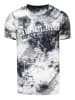 Rusty Neal Color Tie Dye Batik T-Shirt mit Logo-Print in Grau