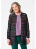 GOLDNER Strickjacke Multicolor-Cardigan mit Stehkragen in bunt