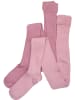 Minymo Strumpfhose "Stocking-solid rib 2-pack" in Lila