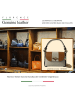 Florence Leder Umhängetasche Florence Tasche beige, braun ca. 19cm
