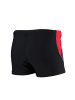 Aquarti Jungen Kurze Badehose mit Einsätzen Seitlich in rot