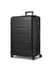 Police London 4 Rollen Trolley 74 cm mit Dehnfalte deep black