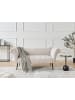 Beliani Chaiselongue NANTILLY in Beige/Schwarz - (W) 175 x (H) 76 x (L) 69 cm