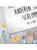 Mr. & Mrs. Panda Gästehandtuch Einhorn Herz mit Spruch in Weiß