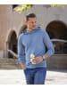 H.I.S Hoodie in blau-meliert