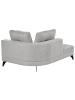 Beliani Chaiselongue MARUM in Grau/Schwarz - (W) 111 x (H) 88 x (L) 151 cm