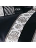 JOOP! Satin Bettwäsche Ornament Stripe in schwarz