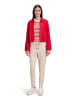 BETTY & CO Strickpullover mit Struktur in Cream/Red