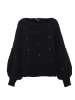 faina Damen Pullover Mit Strass in SCHWARZ