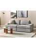 Beliani 3-Sitzer Sofa ALLA in Grau - (W) 208 x (H) 86 x (L) 112 cm
