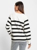 Heine Strickjacke in ecru-schwarz-gestreift