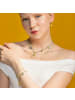Luxenter Armband mit blauem Kristall, 18 Karat vergoldet – Zinli