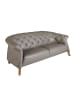 Angel Cerdá Chester-Sofa 6187 in Grau / Honig