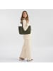LIEBESKIND BERLIN Monogram Shopper Tasche Leder 47 cm in forest