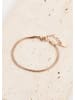 Hey Happiness Vergold. Armkette Schlangenkette Edelstahl in Rosegold - (L) 15,5-20 cm