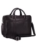 Leonhard Heyden Bergamo Aktentasche Leder 41 cm Laptopfach schwarz