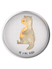 Mr. & Mrs. Panda Ablaufgarnitur Otter Bauch ohne Spruch in Grau Pastell