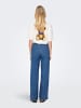 ONLY Jeans mit weitem Bein in Medium Blue Denim