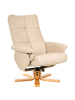 Beliani 2-tlg Fernsehsessel EPSE in Beige/Braun/Schwarz