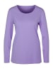 Sieh an! Langarmshirt in lavendel