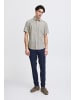 CASUAL FRIDAY Kurzarmhemd CFAnton SS AOP leaves shirt in Braun