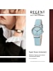 Regent Armbanduhr-Analog hellblau klein (ca. 30mm) Regent Lederarmband
