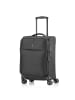 Pack Easy GoUp 4 Rollen Kabinentrolley S 53 cm mit Dehnfalte schwarz