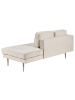 Beliani Chaiselongue MIRAMAS in Beige/Gold - (W) 171 x (H) 63 x (L) 79 cm
