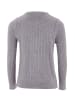 zitha Damen Strickjacke in Grau Melange