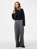 Pieces Oberteil mit langen Ärmeln in Black