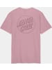 Santa Cruz T-Shirt "Tonal Opus Dot Stripe T-Shirt" in Pink