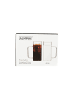 Almina 2er Gläser-Set Square Glas Henkel 400 ml aus Borosilikatglas in Transparent