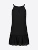 KOROSHI Kurzes Kleid mit Neckholderausschnitt in Schwarz