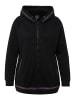 Ulla Popken Sweatjacke in schwarz