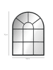 HOMCOM Wandspiegel in Schwarz 70L x 2B x 50H cm