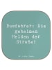 Mr. & Mrs. Panda Untersetzer Glas Spruch Busfahrer Helden mit Sp... in Meeresbrise