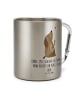 Mr. & Mrs. Panda Kaffeetasse Hund Liebe mit Spruch in Silber