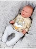 TupTam Unisex Baby Langarmshirt mit Spruch Aufdruck 3er Set in schwarz