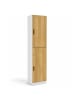 VCM  Mehrzweckschrank Büro Wohnzimmer Dilos 183 x 38 cm in Weiß / Honig-Eiche