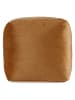 GIFTDECOR Samtbezogene Pouf in Beige, 30 x 30 cm