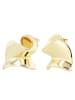 Adeliás Damen Ohrringe – Ohrstecker aus Edelstahl in gold