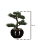 Atmosphera Créateur d'intérieur Künstlicher Bonsai-Baum in schwarz