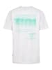 Petrol Industries T-Shirt mit Grafik-Rückenprint Serape in Weiß