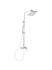 Beliani Wannenarmaturen CATAGENA in Silber - (W) 19 x (H) 93 cm