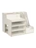 relaxdays Dokumentenablage in Weiß - (B)37 x (H)28 x (T)29 cm